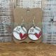 Mom Baseball Earrings Baseball Mom Gift