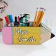 Pencil Organizer Personalized Teacher Appreciation Gift Desk Pen Holder Storage