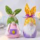 Valentine's Day colorful rabbit gnome gift