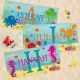 Personalized Kids Beach Towel - Fun Beach Designs - Gift For Girls Or Boys