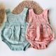 Personalized Baby Girl Romper - Handmade Embroidered Gift