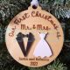 2022 First Christmas Married Ornament 3D Wood Decoration