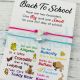 Back to School First Day Anxiety Separation Wish Bracelet