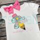 Personalized Back to School Shirt Pencil and Bow First Day of School Shirt