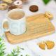 Personalised Custom Engraved Wooden Tea & Biscuit Board, Christmas Gift 