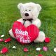 Cute Love Bear Teddy Plush Valentines Anniversary Occasion Present