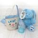 Personalized Easter Basket with Plush Bunny Toy for the Kids 