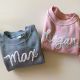 Child Name Sweatshirt Custom Felt Name Sweatshirt Name Clothing