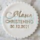 Custom Christening Cookie Biscuit Stamp