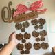 Cookie Board WALL HANGER Unique Personalized Family Christmas Decor