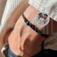 Personalized Photo bracelet Couples Memorial bracelet