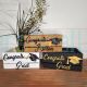 Custom Wooden Graduation Gift Box Gift Crate