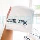 Embroidery Cum Rag Cotton towel Valentine's Day Couple Gift