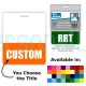 Custom Badge Buddy Horizontal Credential Title Role