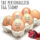 Personalized Egg Stamp Farm Egg Label with 29 Designs