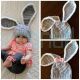 Easter Bunny Crochet Hat Easter Hat Bunny Ears Hat