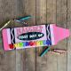 Personalized First and Last Day of School Sign Interchangeable Crayon Signs