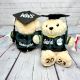 Personalized Graduate Teddybear for Preschool, Kindergarten, High school, College