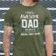 Personalized Dad Shirt with “This awesome dad belongs to” for Father's day