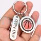 Personalized Sports Keychain Basketball Player Coach Team Graduation Keyring