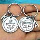 “To My Son/Daughter” Stainless Steel keychain