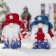 Mini Cute US Style Christmas Gift Gnomes Set of 2