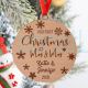 Mrs Mrs & Mr Mr Personalized First Christmas Ornament