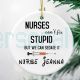 2021 Nurses Personalized Christmas Gift Ornament