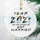 2021 The One We Got Married or Engaged  ornament 