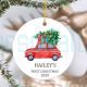 Personalized Baby's  First Christmas Truck Ornament