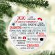 2020 Quarantine Ornament Commemorative Christmas Gift