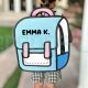 Personalized 2D Kids Backpack Anime Cute Comic Backpack Gifts for Kids