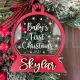 Personalized Baby's First Christmas Ornament Engraved Wood & Acrylic Ornament