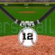 Personalized Baseball Softball 3D Chain Necklace Custom Name and Number