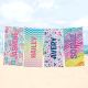 Personalized Beach Towel Pretty Pattern Vacation Gear