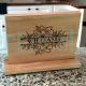 Personalized Magnolia Magnetic Acacia Wooden Knife Block