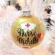 Personalized Nurse ornament Christmas Gift