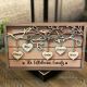 Personalized Wooden Family Tree Sign Grandkids Names Sign Hanging Hearts