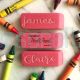 Personalized Pink Eraser Set of 3 Back To School Supplies