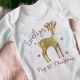 Personalised My 1st Christmas Reindeer Baby Outfit