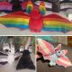 Proud Bat plushie LGBT Gift