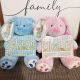 Personalized Stuffed Plush Easter Bunny and Puzzles