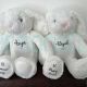 Cuddly Toy Bunny Personalized with Name Date of Birth