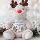 Babies 1st Christmas Teddy Personalized Reindeer and Penguin