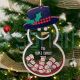 Personalized Snowman Family Tree Christmas Ornament 