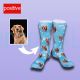 Personalized Pet Photo Socks Dog Face Socks