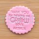 Thank You Teacher Summer Personalized Cookie Fondant Stamp