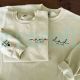 Dad Embroidered Sweatshirt, Custom Mama Shirt With Names