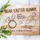 Personalized Easter Wood Tray Easter Bunny Treat Tray