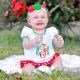 Personalized Baby Girl Holiday Dress Newborn Outfits